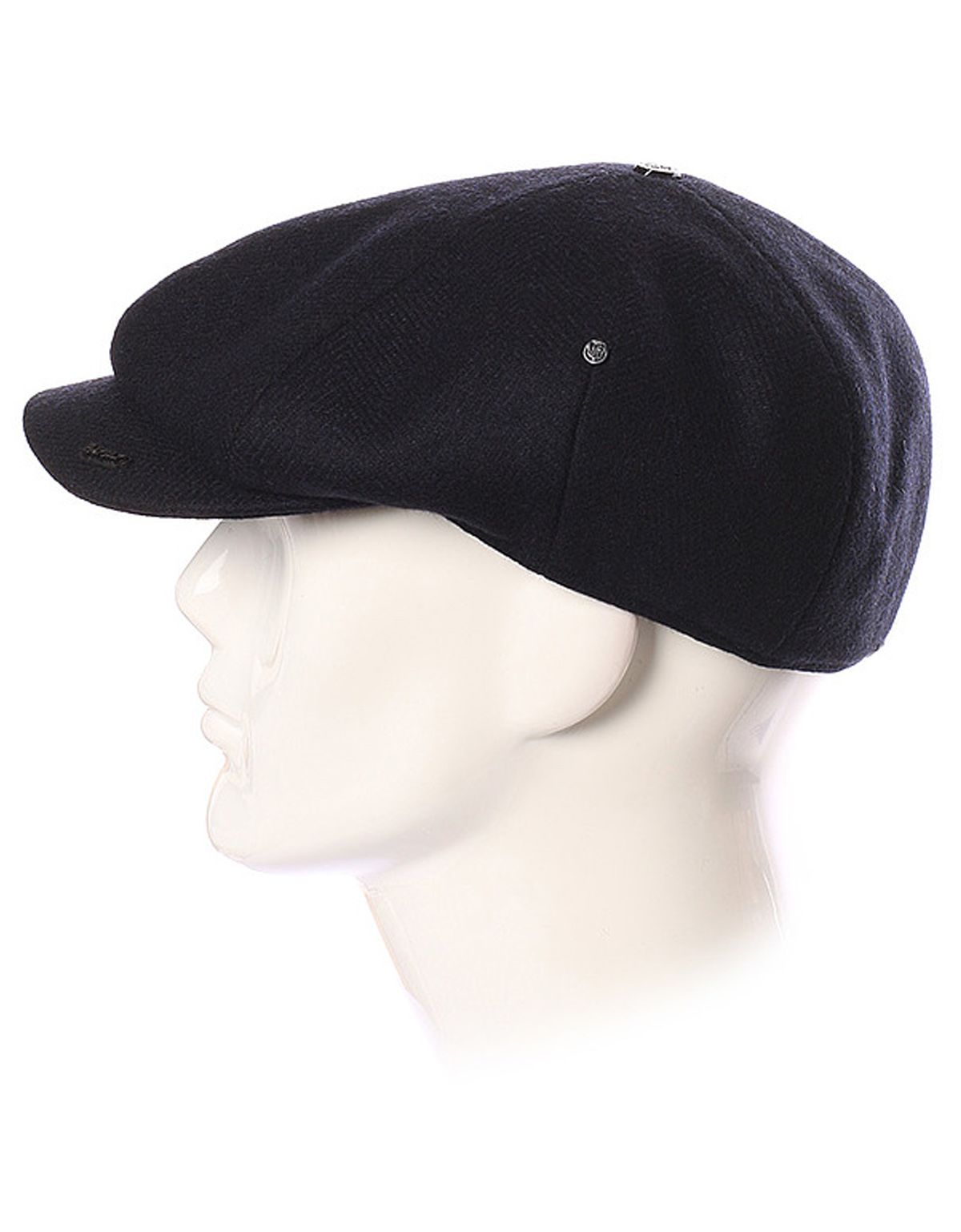 Кепка чёрная мужская Bersar восьмиклинка с ушками | купить в интернет-магазине Olymp-Men