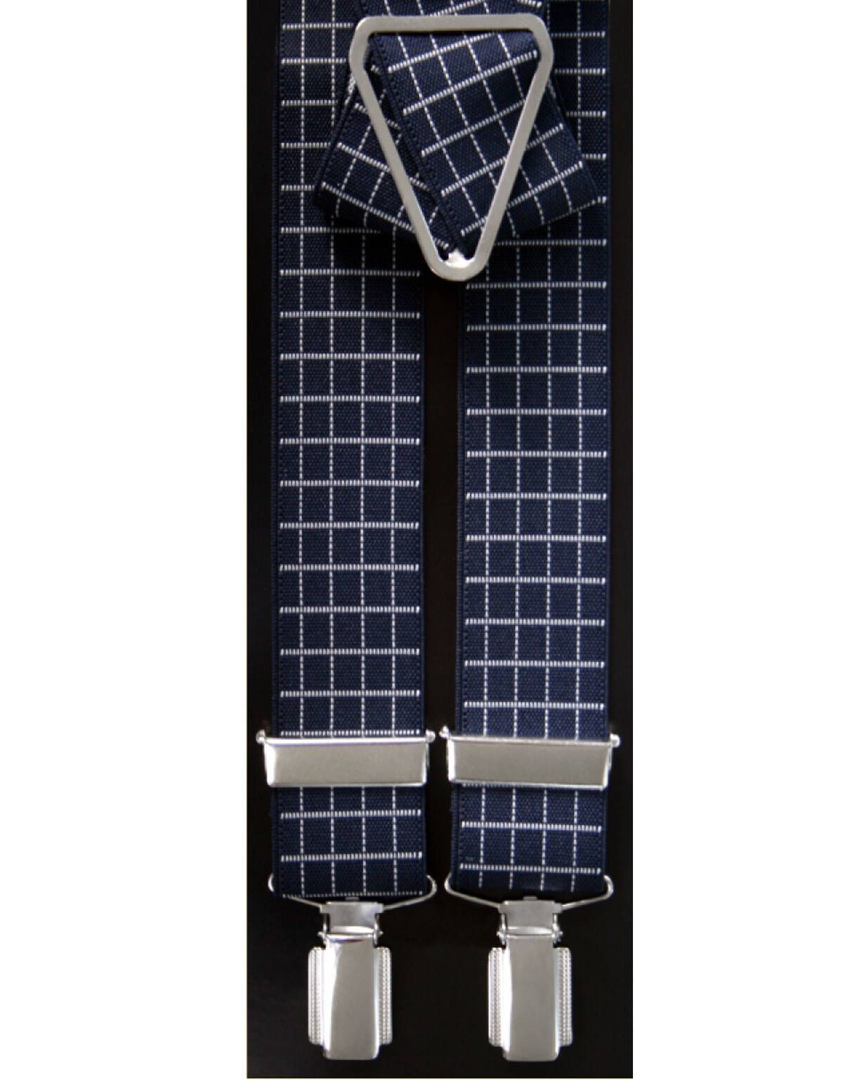 Подтяжки Lindenmann синие в белую клетку | купить в интернет-магазине Olymp-Men