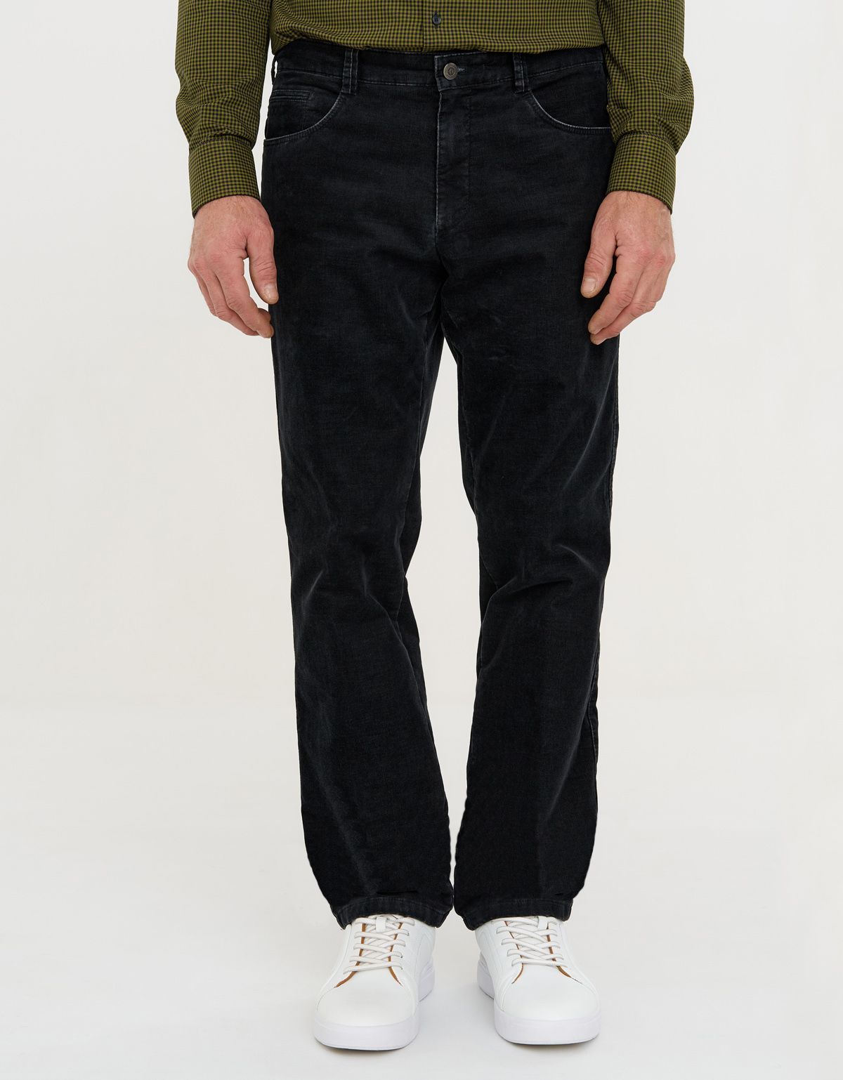 Брюки вельветовые чёрные с подкладом w.Wegener | купить в интернет-магазине Olymp-Men