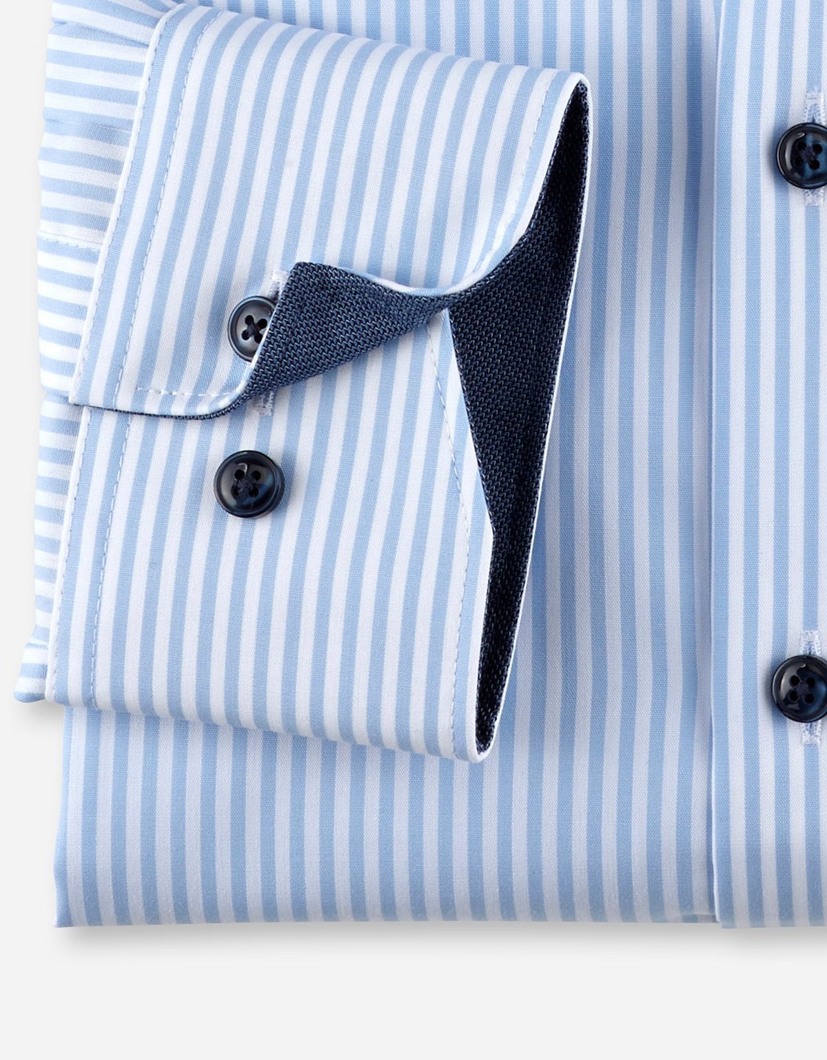 Рубашка классическая в полоску OLYMP Luxor, modern fit на высокий рост | купить в интернет-магазине Olymp-Men