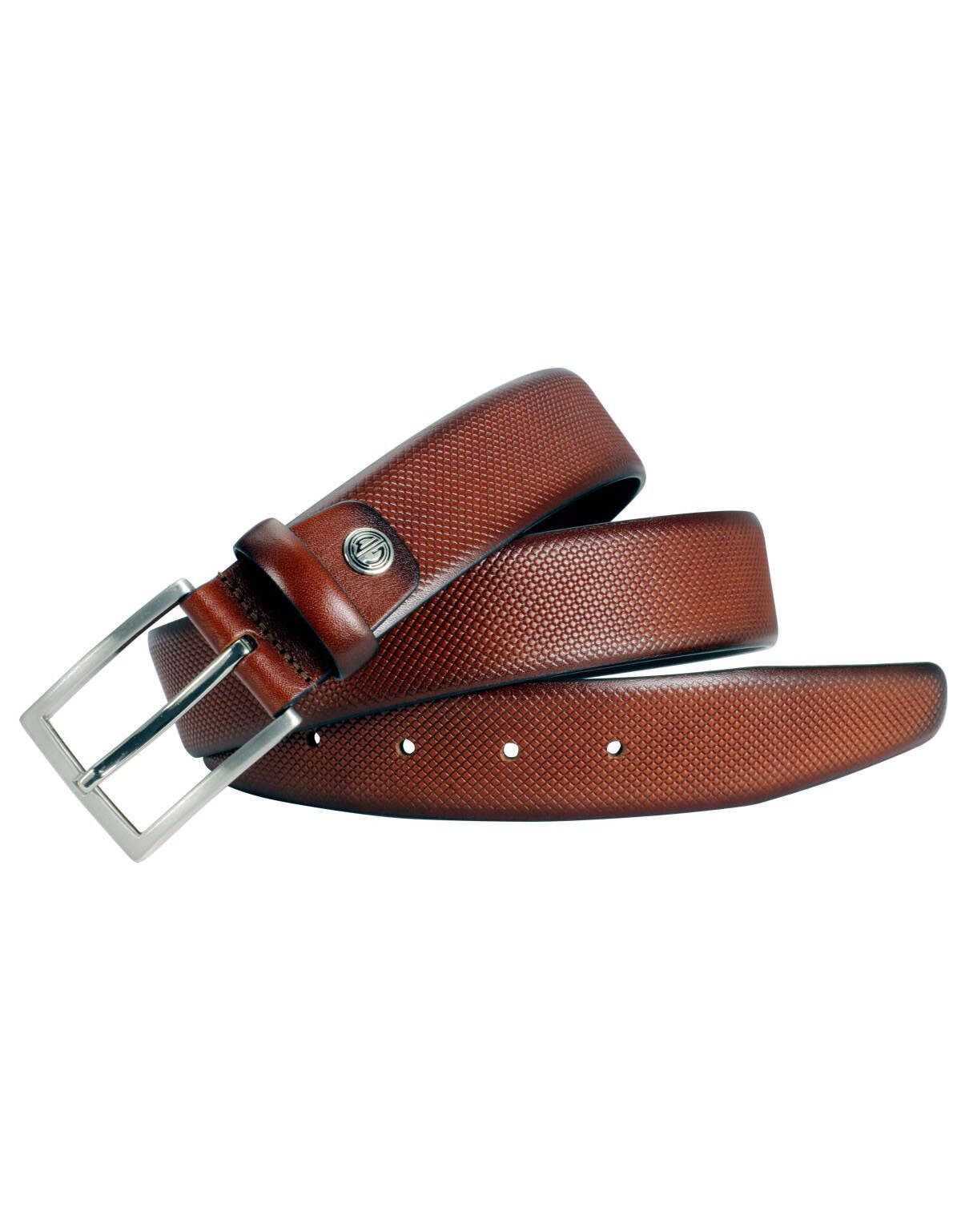 Ремень Lindenmann классический с мелким тиснением мужские | купить в интернет-магазине Olymp-Men