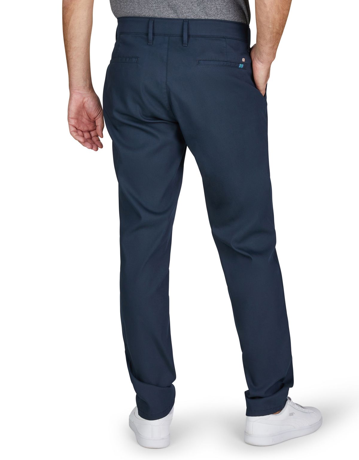 Брюки чинос синие мужские Club of Comfort, хлопок с эластаном | купить в интернет-магазине Olymp-Men