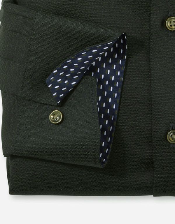 Рубашка деловая мужская OLYMP Luxor, прямой крой, фактурная ткань | купить в интернет-магазине Olymp-Men