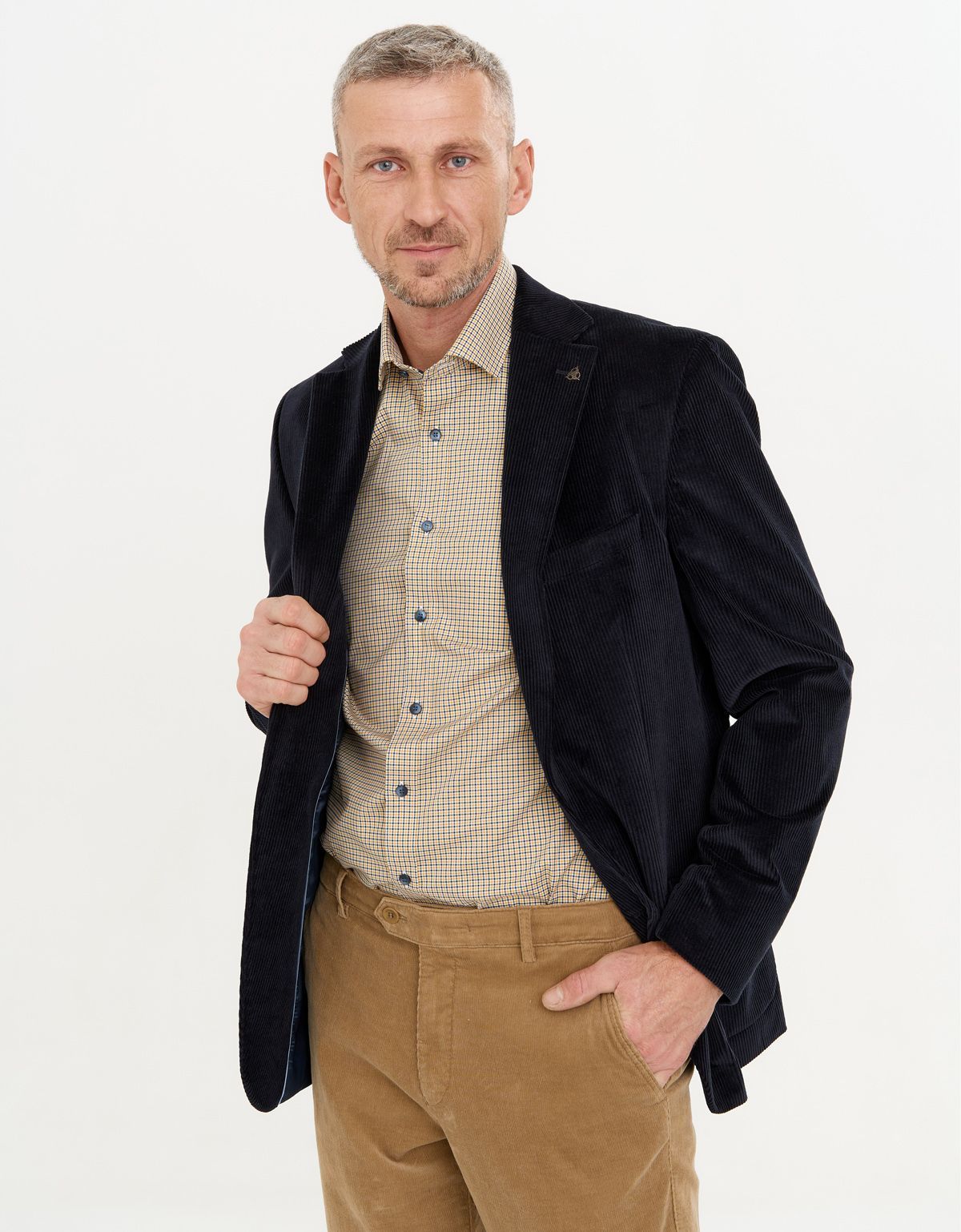 Рубашка классическая OLYMP в клетку, body fit | купить в интернет-магазине Olymp-Men