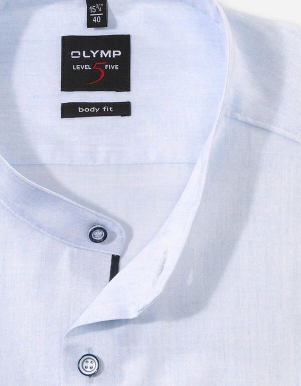 Мужская рубашка Olymp, воротник стойка, body fit | купить в интернет-магазине Olymp-Men
