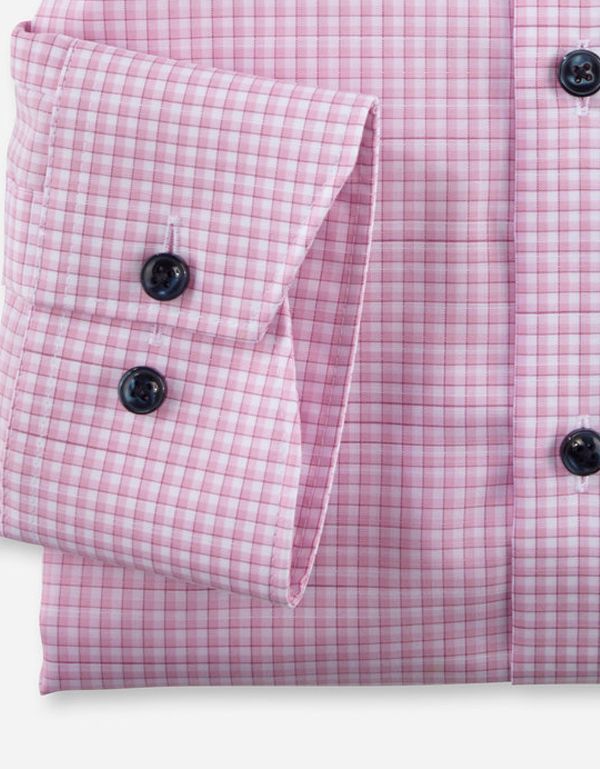 Рубашка мужская в клетку OLYMP Luxor, прямой крой | купить в интернет-магазине Olymp-Men