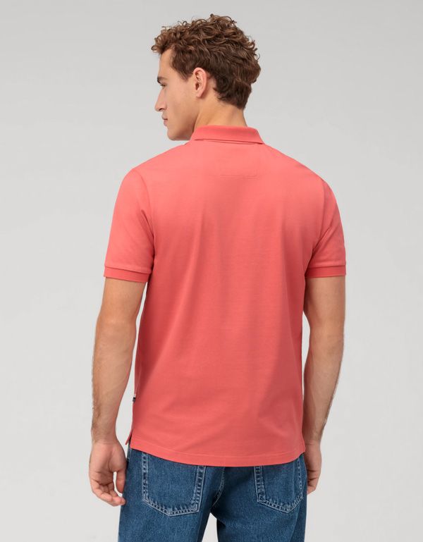 Поло мужское розовое Olymp однотонно | купить в интернет-магазине Olymp-Men