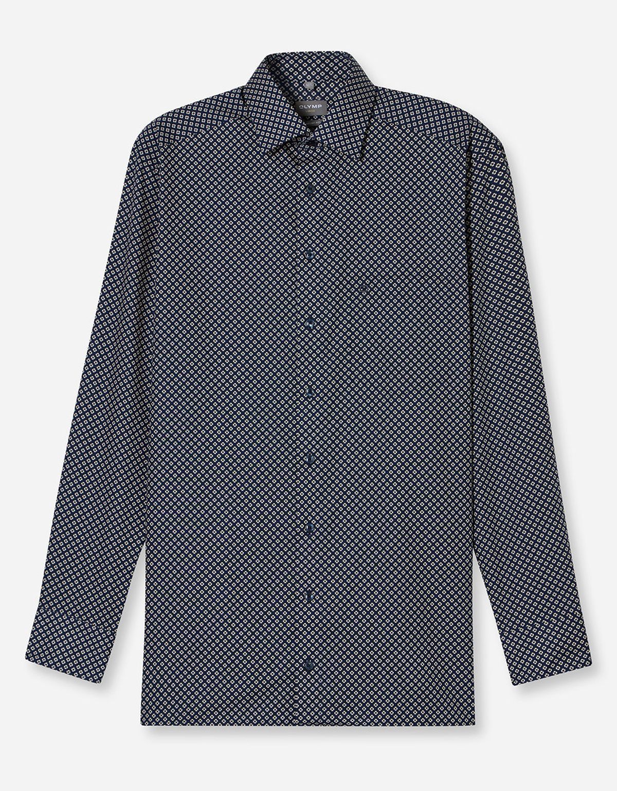 Рубашка классическая с рисунком OLYMP Luxor, прямой крой | купить в интернет-магазине Olymp-Men