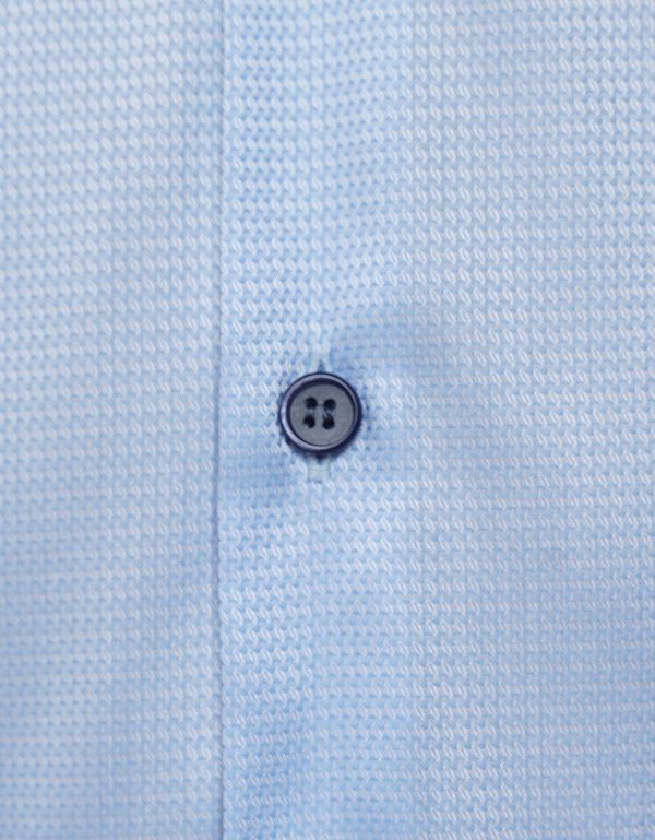 Рубашка мужская OLYMP 24/7, body fit из лиоцелла с синими пуговицами | купить в интернет-магазине Olymp-Men