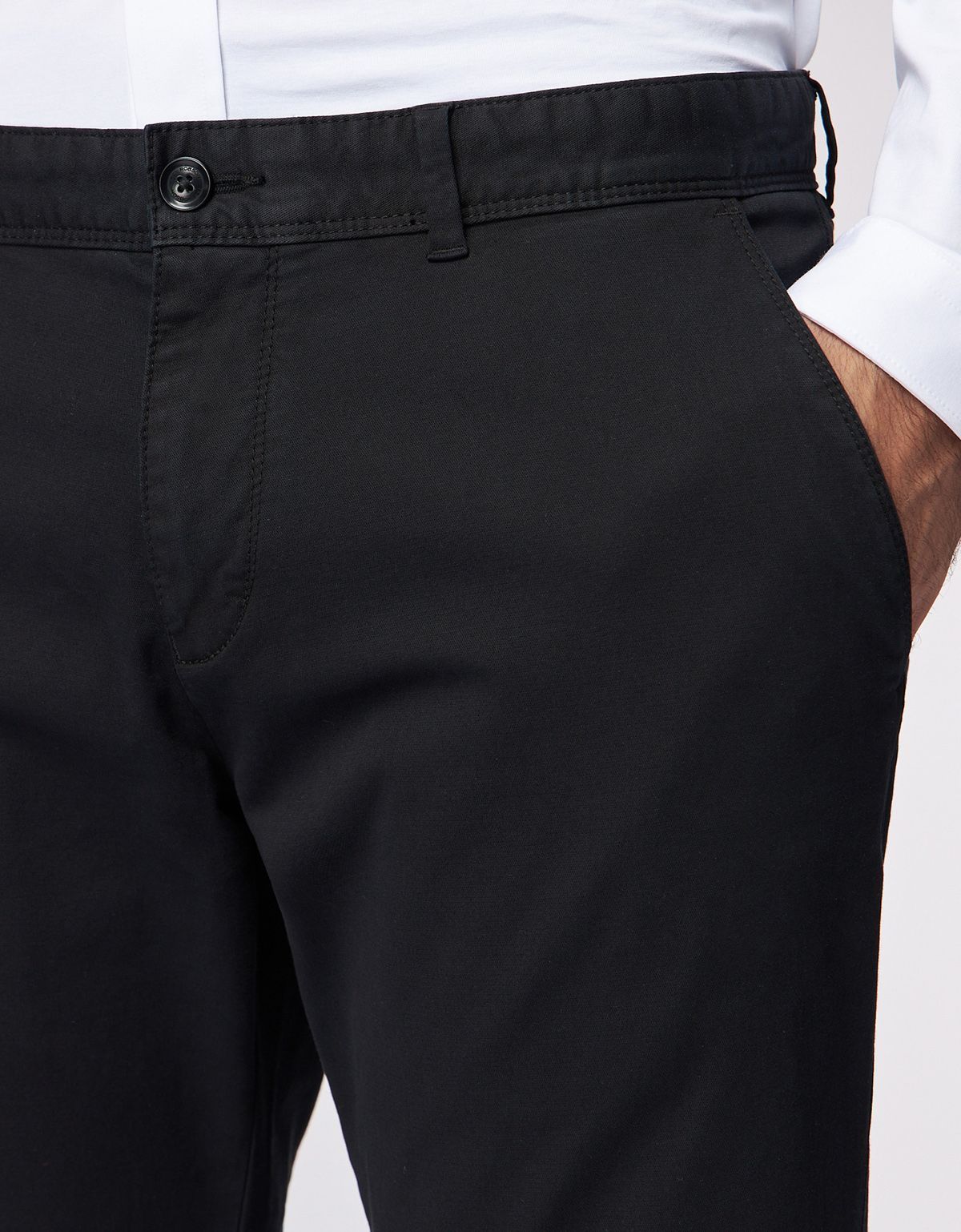 Брюки чинос мужские чёрные ROY ROBSON | купить в интернет-магазине Olymp-Men