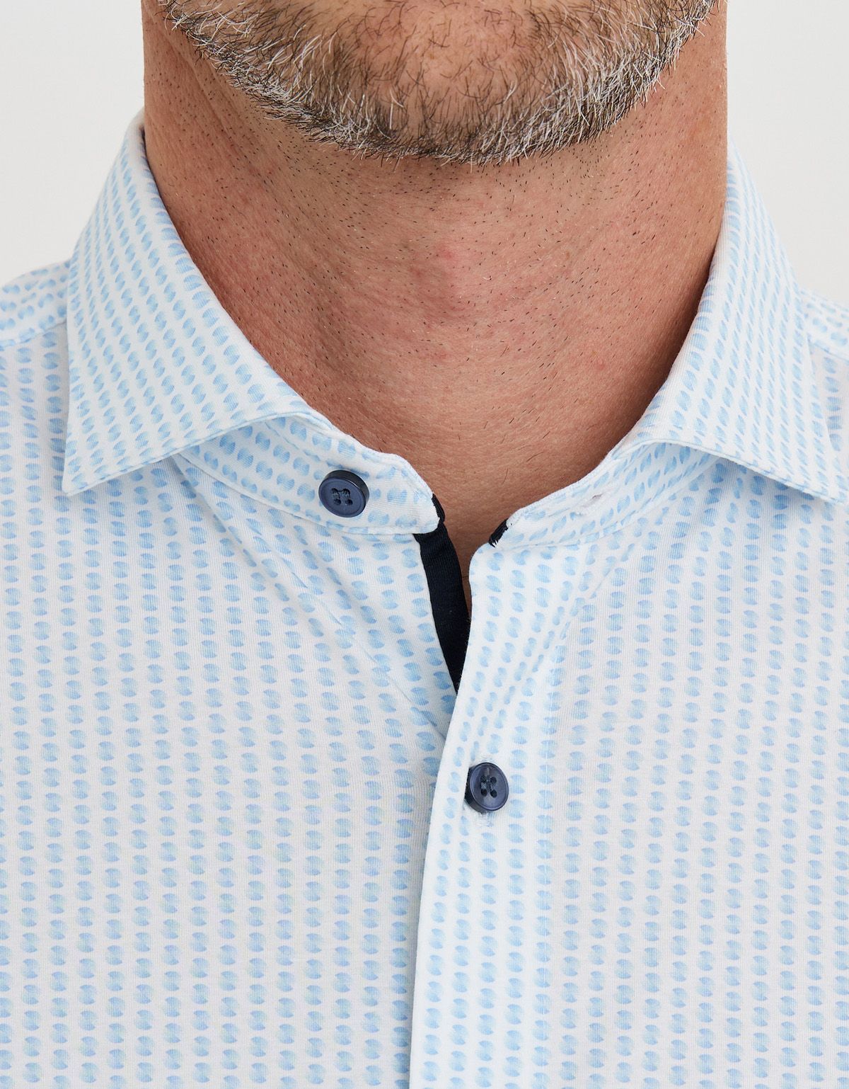 Рубашка мужская трикотажная с длинным рукавом OLYMP 24/7, body fit | купить в интернет-магазине Olymp-Men