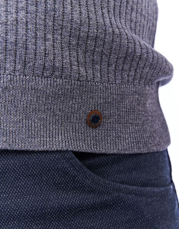 Джемпер мужской Gratude вязаный с круглым воротом | интернет-магазин Olymp-Men