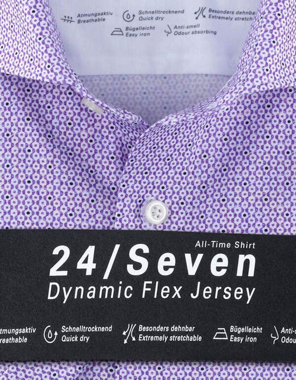 Рубашка трикотажная мужская OLYMP с рисунком Luxor 24/7, modern fit