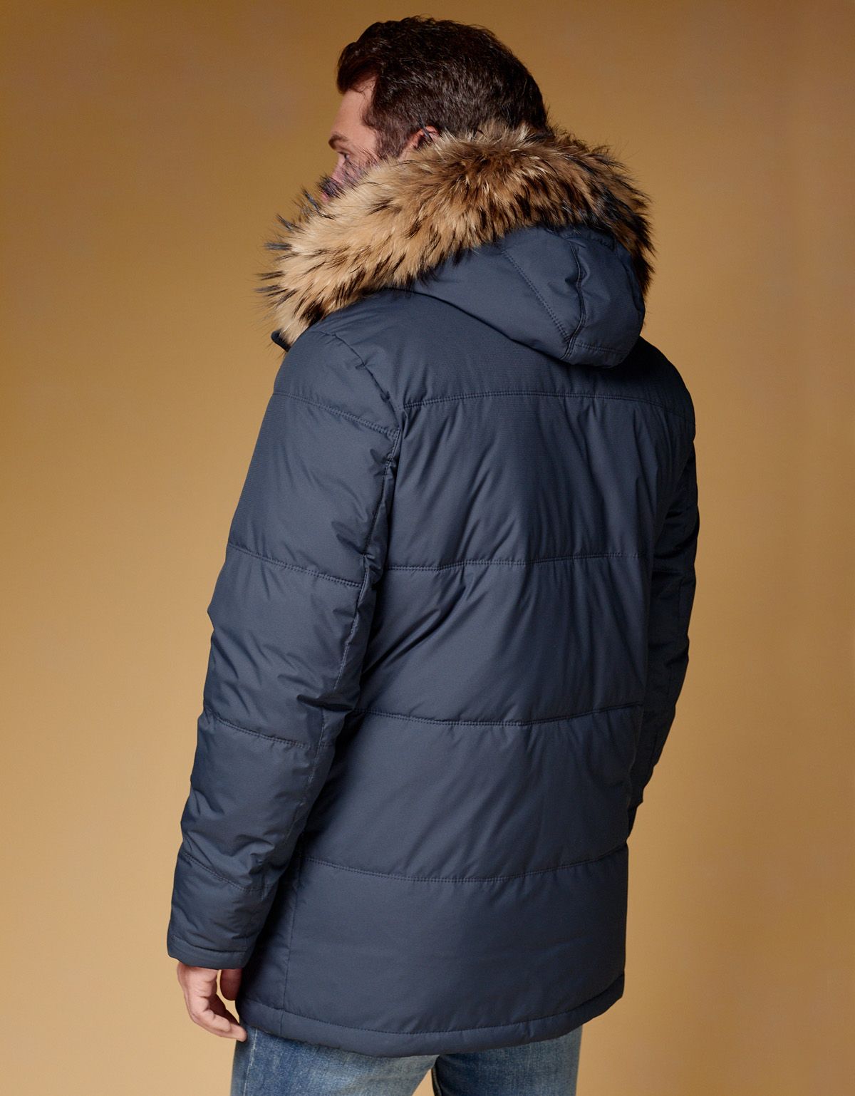 Куртка-пуховик мужская BAZIONI с капюшоном | купить в интернет-магазине Olymp-Men