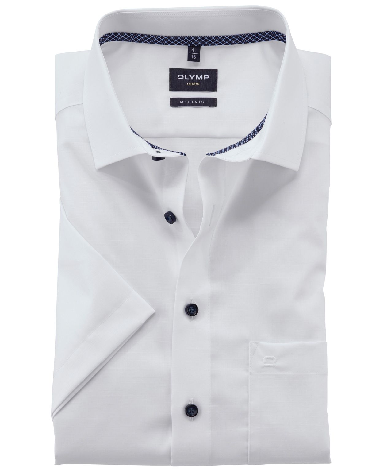 Рубашка классическая мужская OLYMP Luxor, modern fit[Белый]