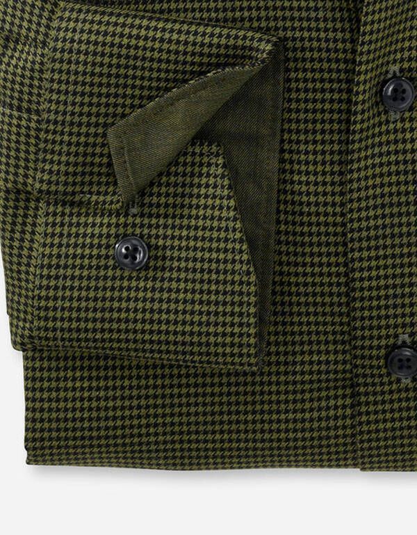 Рубашка зелёная мужская OLYMP Luxor, modern fit | купить в интернет-магазине Olymp-Men