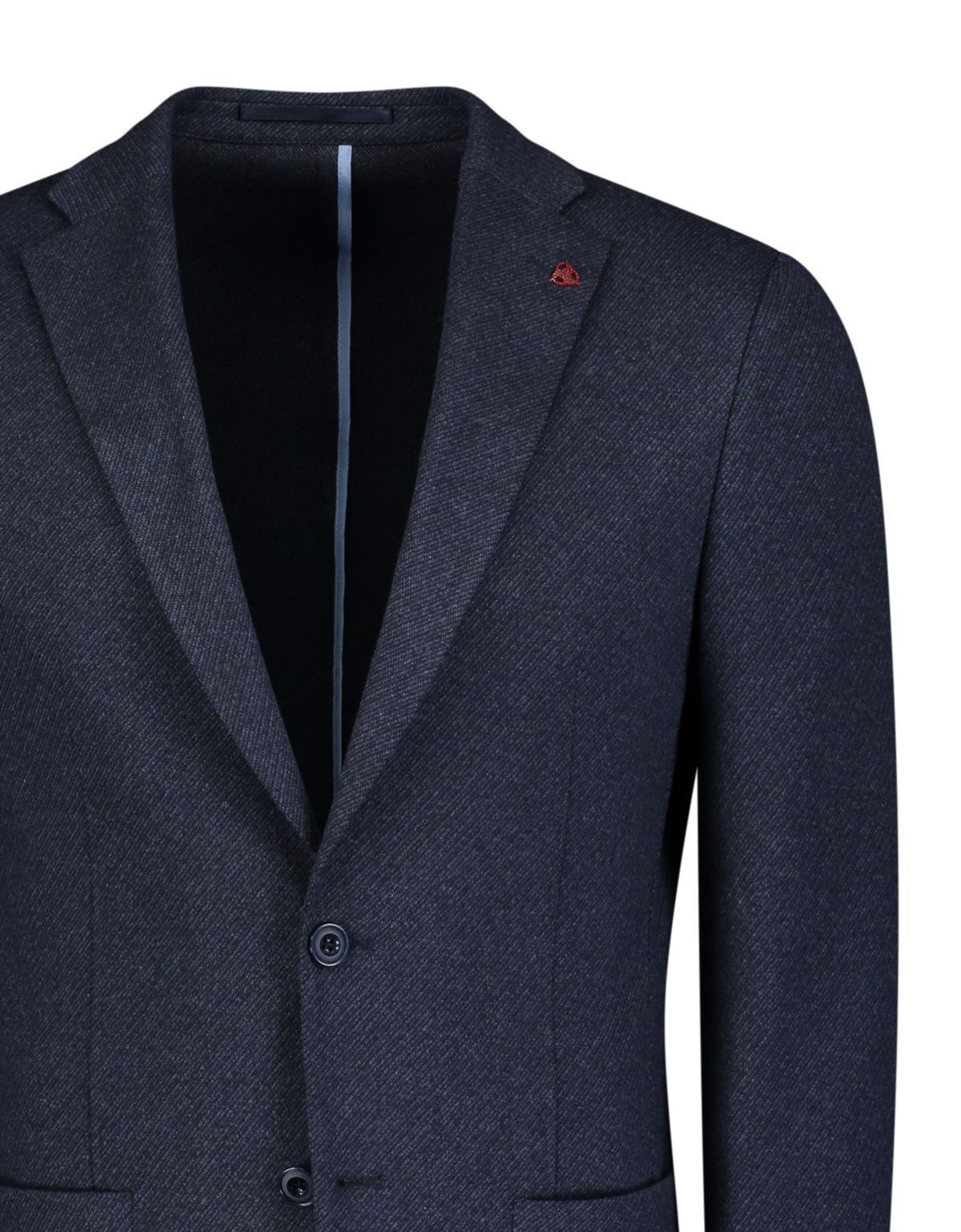 Пиджак мужской трикотажный синий Roy Robson | купить в интернет-магазине Olymp-Men