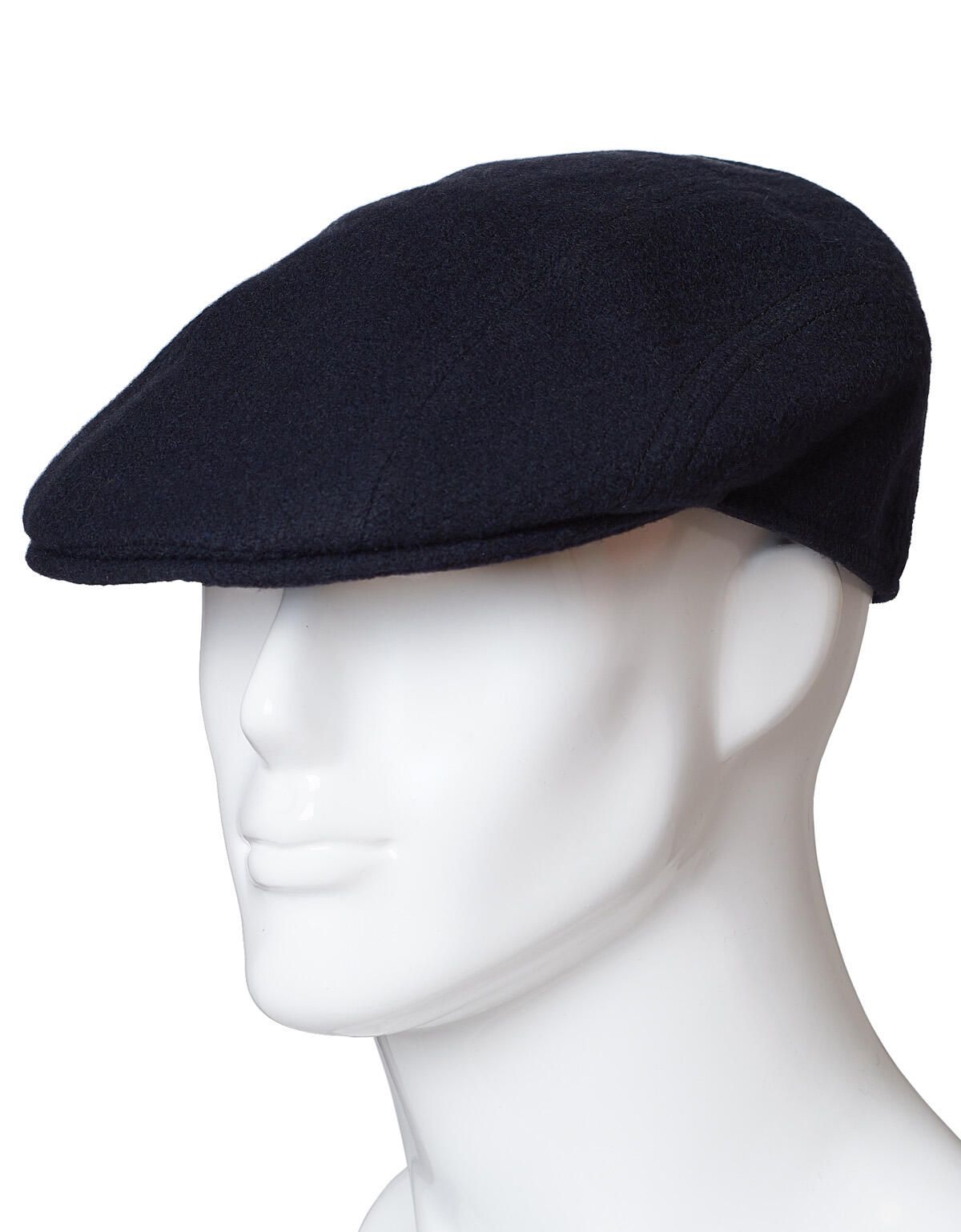 Кепка реглан мужская синяя Bersar из шерсти | купить в интернет-магазине Olymp-Men