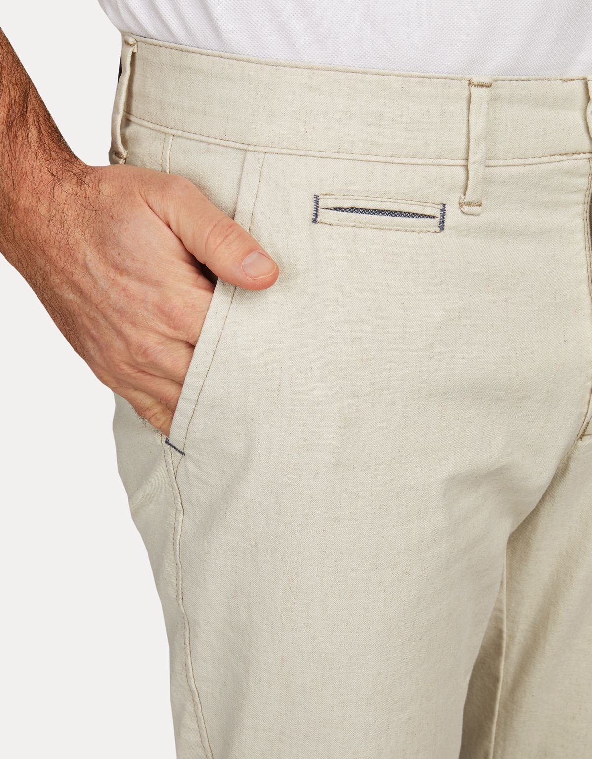 Брюки светлые мужские Club Of Comfort из льна и хлопка | купить в интернет-магазине Olymp-Men