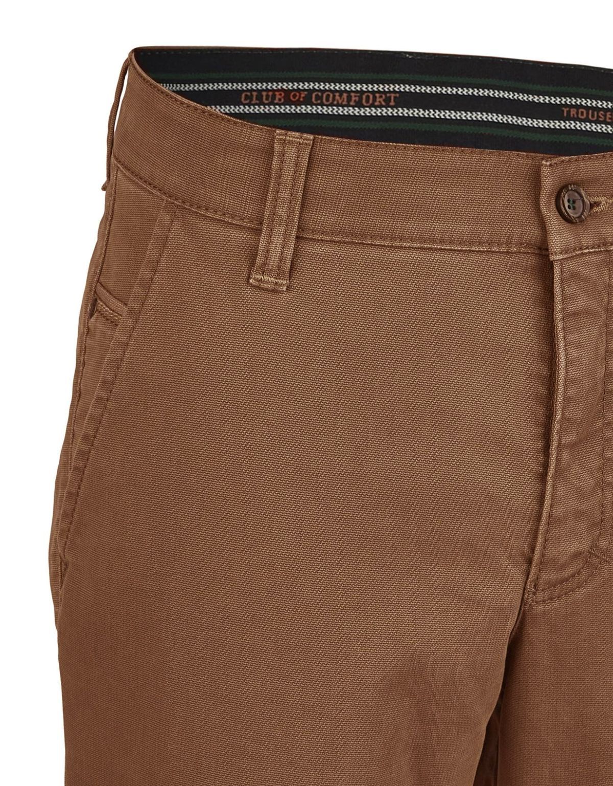 Брюки мужские коричневые хлопковые Club Of Comfort | купить в интернет-магазине Olymp-Men