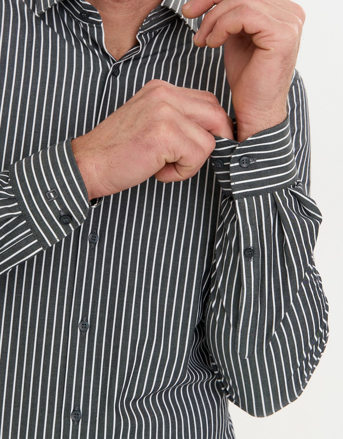 Рубашка мужская в полоску OLYMP климат-контроль, body fit | купить в интернет-магазине Olymp-Men