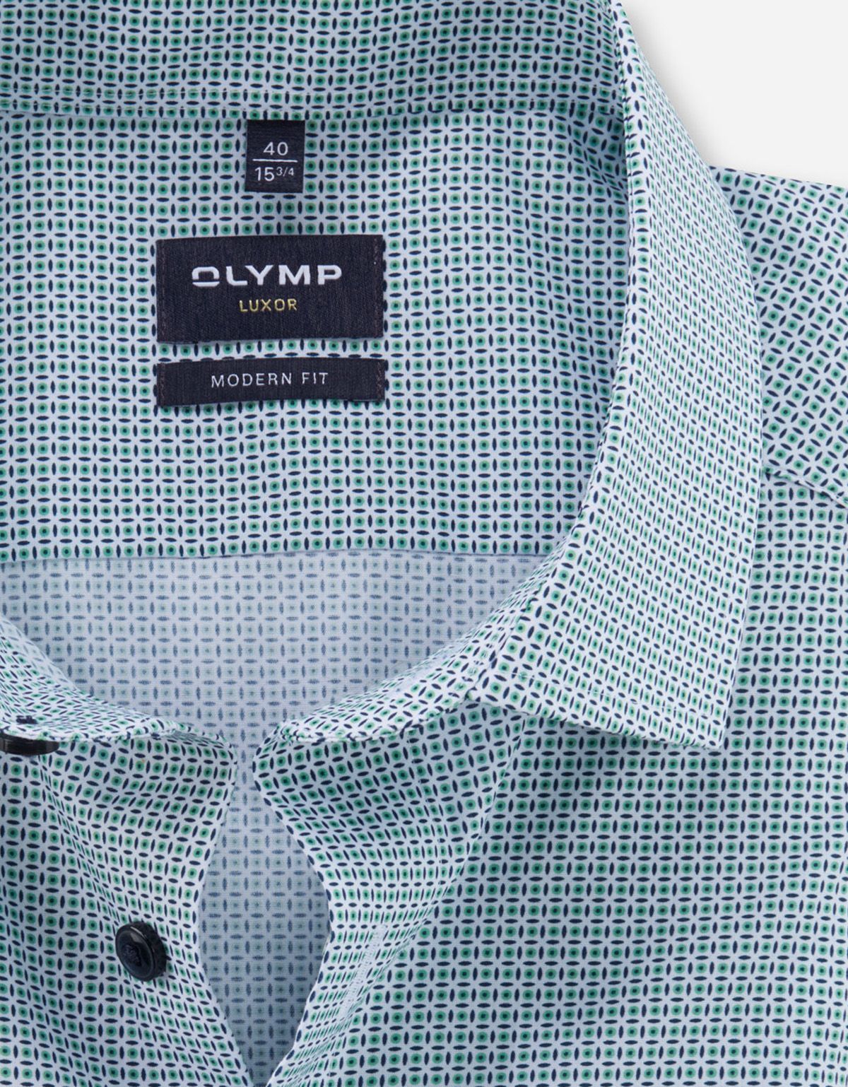 Рубашка мужская с коротким рукавом OLYMP Luxor, modern fit