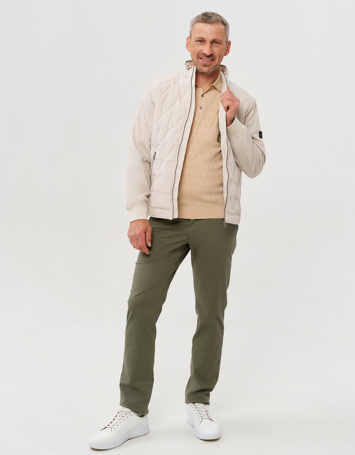 Брюки чинос зелёные мужские Club of Comfort | купить в интернет-магазине Olymp-Men