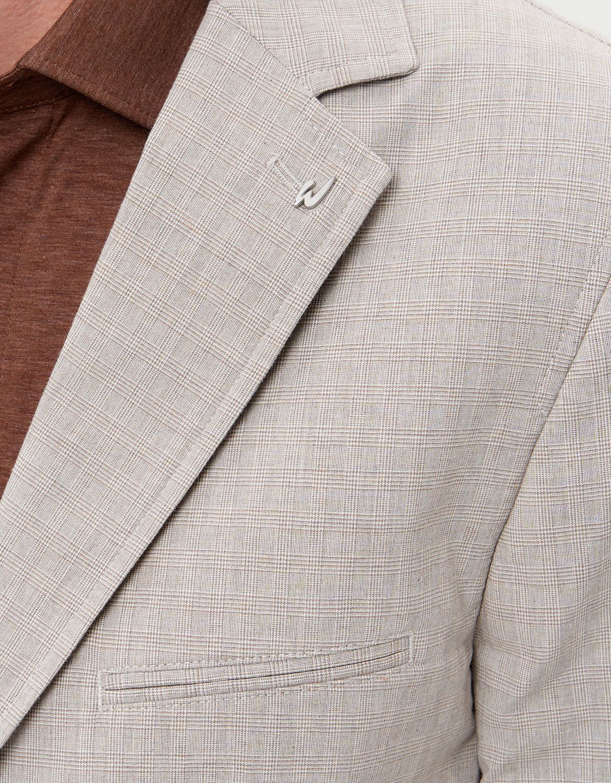 Мужской летний пиджак в клетку w.Wegener | купить в интернет-магазине Olymp-Men