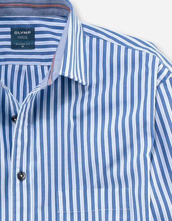 Рубашка мужская в полоску OLYMP Casual | купить в интернет-магазине Olymp-Men