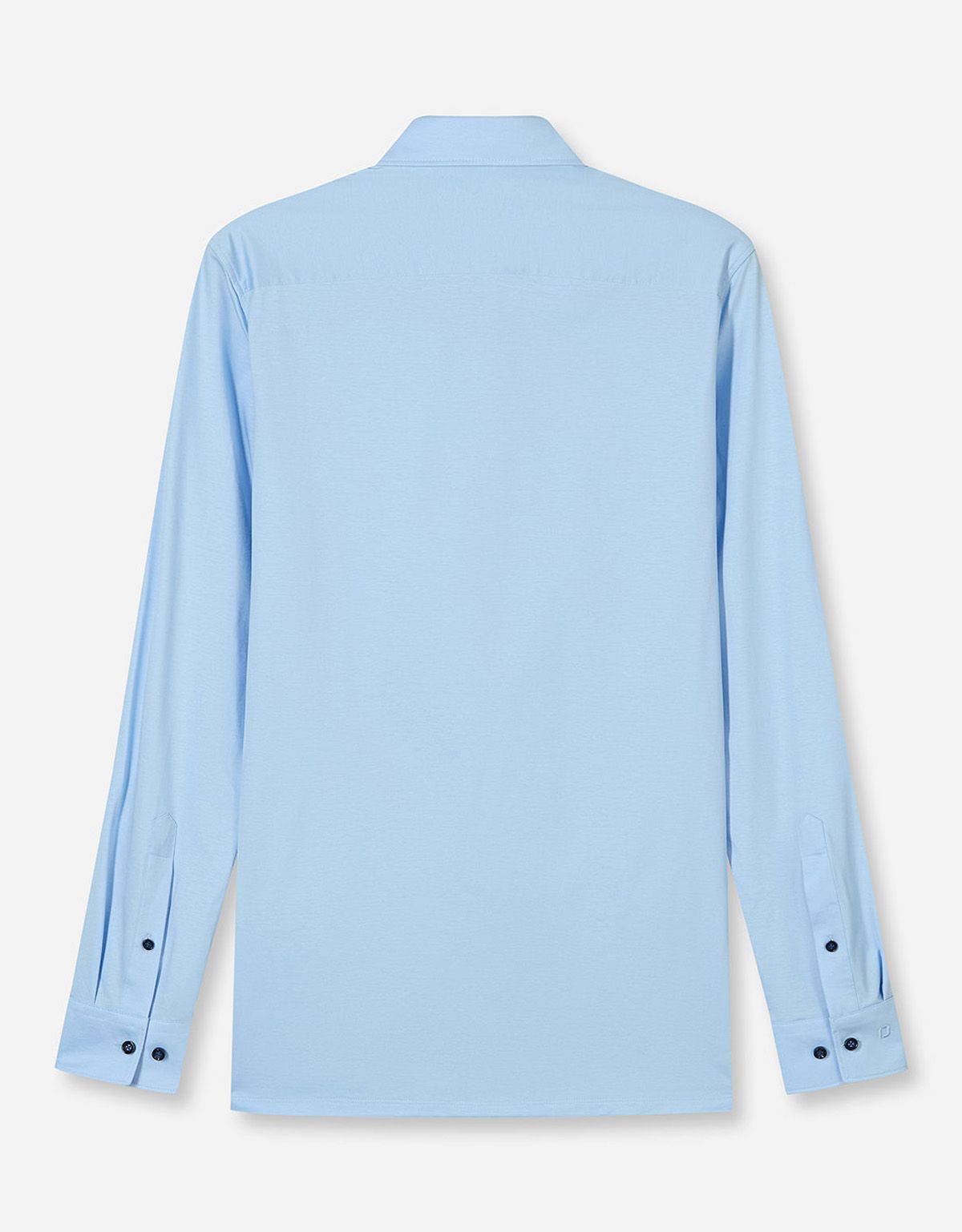 Рубашка трикотажная голубая OLYMP Luxor полуприлегающая | купить в интернет-магазине Olymp-Men