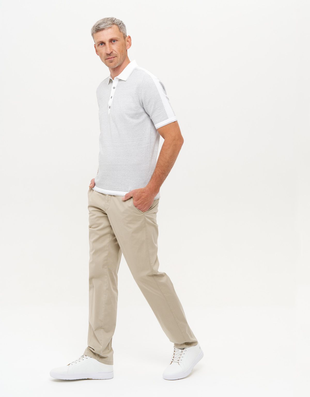 Мужские брюки летние w.Wegener, хлопок с эластаном | купить в интернет-магазине Olymp-Men