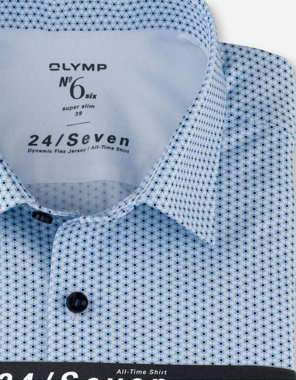Трикотажная рубашка Olymp 24/7, супер слим, артикул 25017411