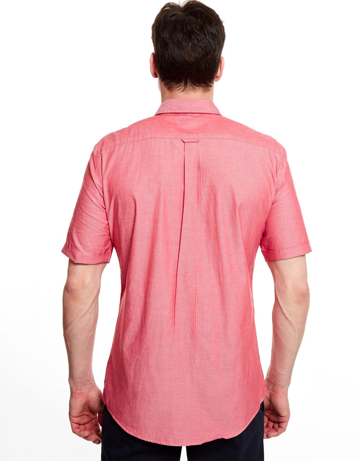 Рубашка мужская красная OLYMP Casual, modern fit