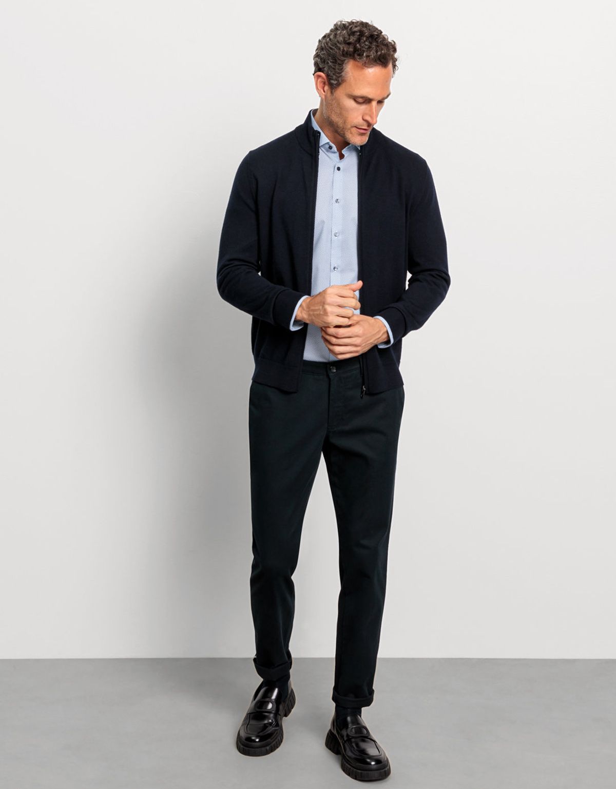 Кардиган мужской на молнии Olymp | купить в интернет-магазине Olymp-Men