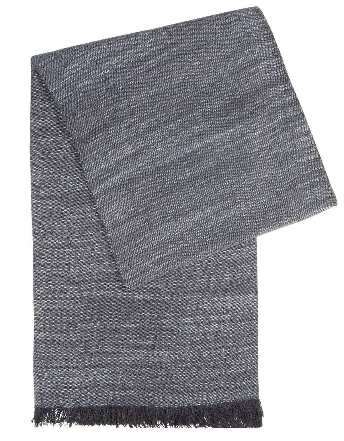 Шарф мужской серый меланж Lindenmann | купить в интернет-магазине Olymp-Men