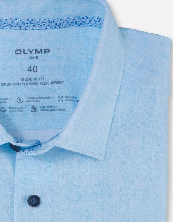 Рубашка трикотажная классическая OLYMP Luxor 24/7, modern fit | купить в интернет-магазине Olymp-Men