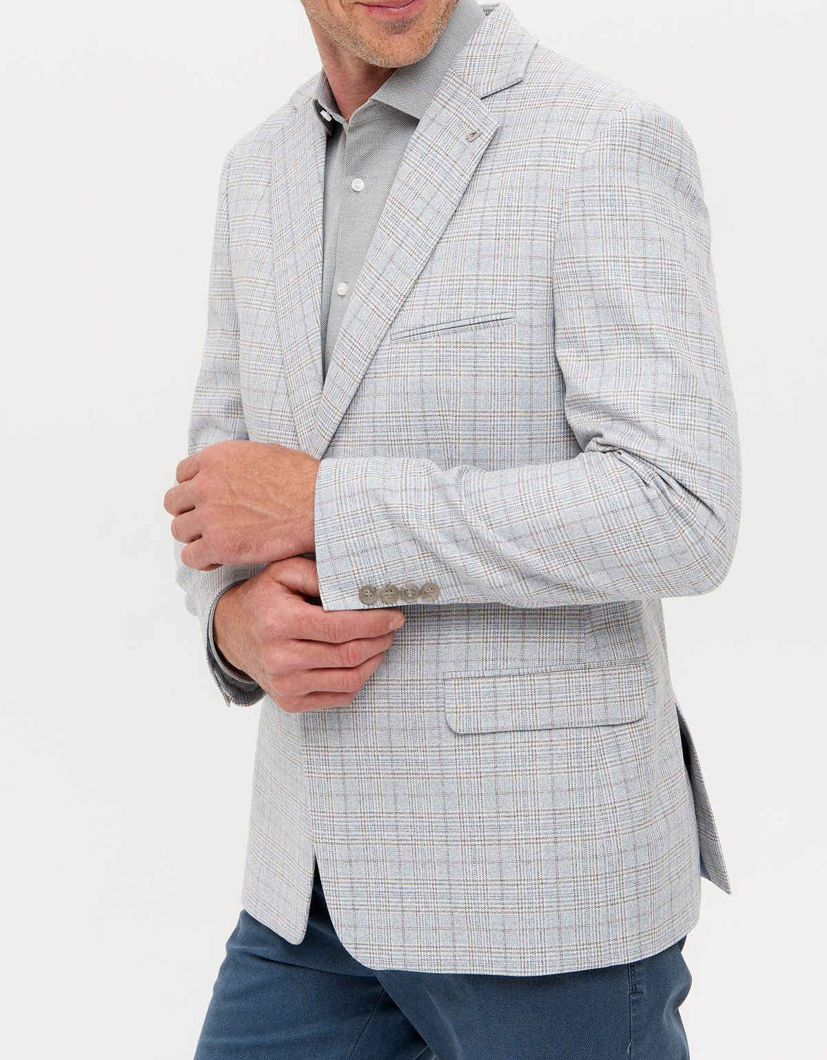 Пиджак мужской в клетку w.Wegener | купить в интернет-магазине Olymp-Men