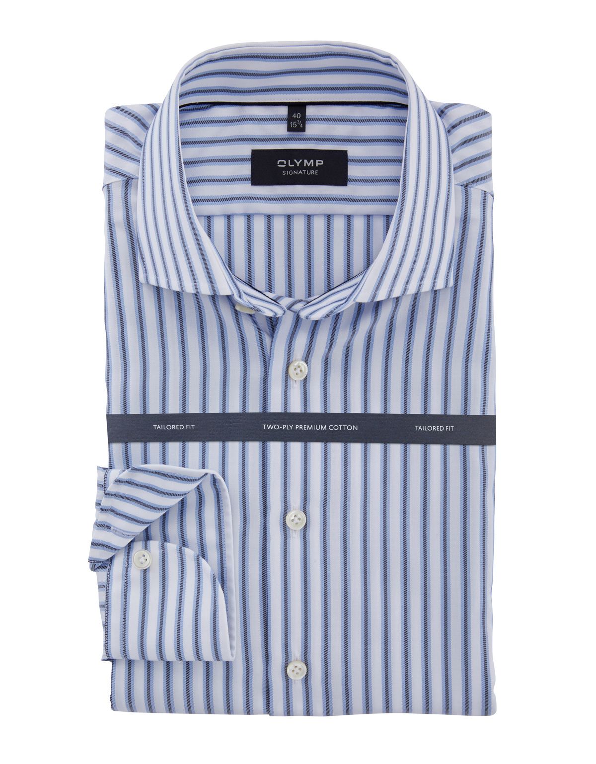 Рубашка мужская в полоску Signature