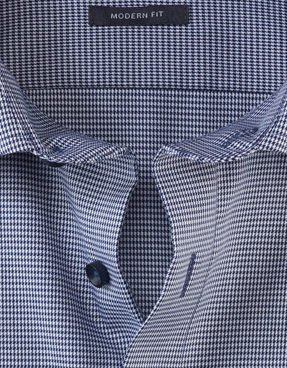 Рубашка мужская с рисунком гусиная лапка OLYMP Luxor, modern fit | купить в интернет-магазине Olymp-Men