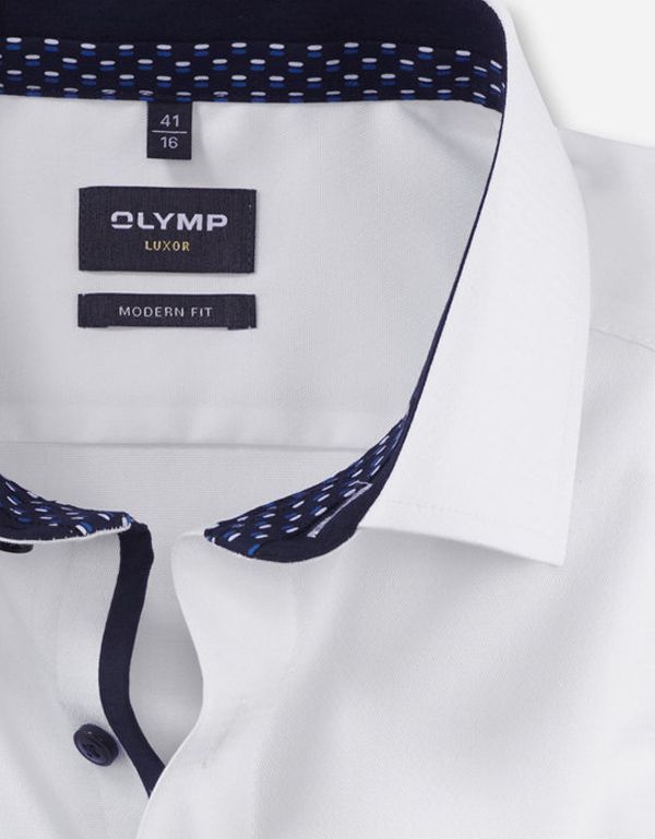 Рубашка мужская OLYMP Luxor, modern fit, фактурная ткань, рост до 176 | купить в интернет-магазине Olymp-Men