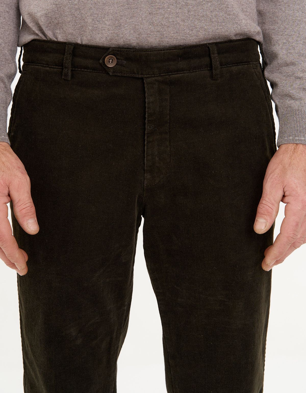 Брюки вельветовые коричневые w.Wegener | купить в интернет-магазине Olymp-Men