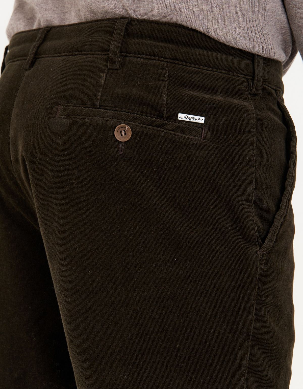 Брюки вельветовые коричневые w.Wegener | купить в интернет-магазине Olymp-Men