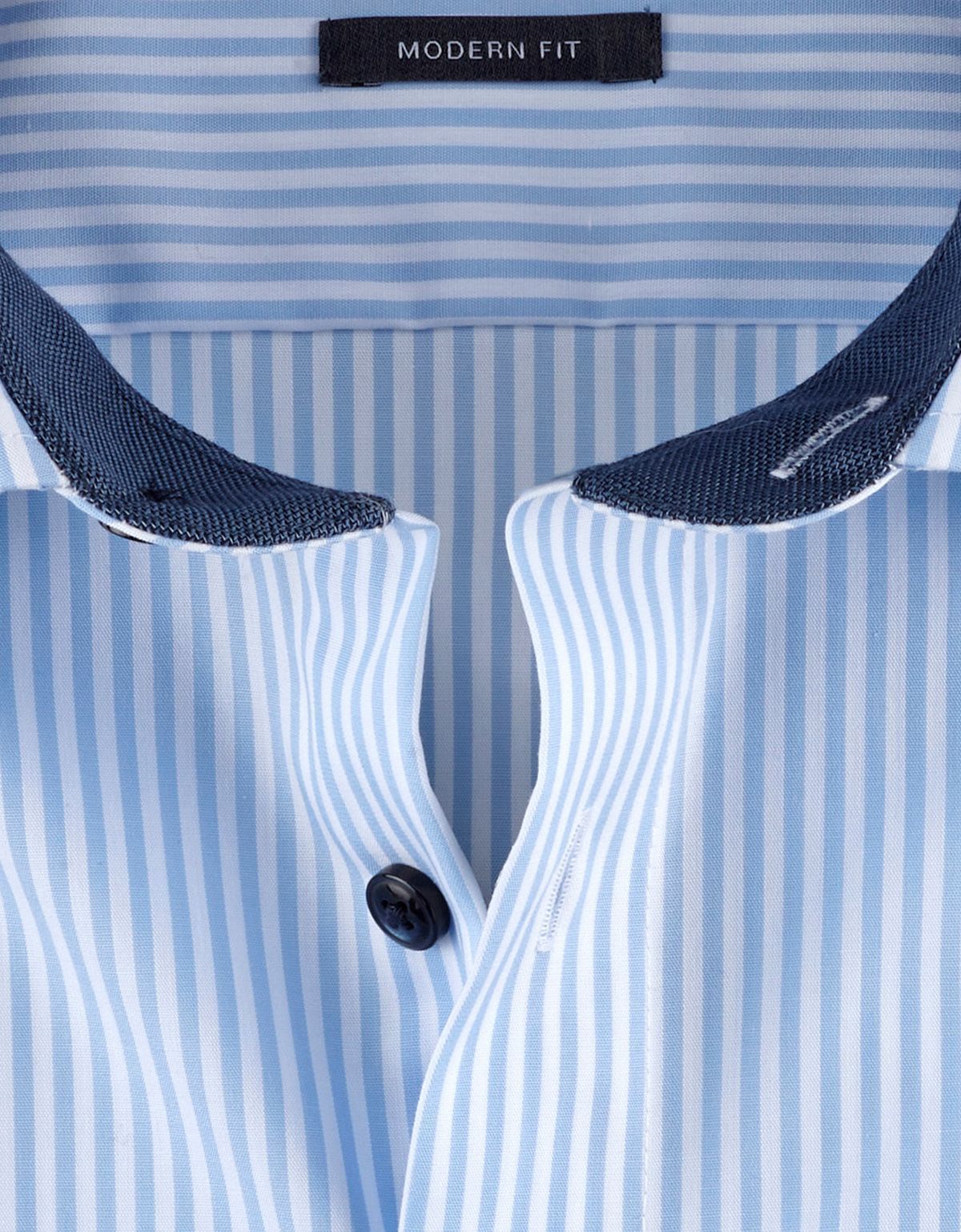 Рубашка классическая в полоску OLYMP Luxor, modern fit на высокий рост | купить в интернет-магазине Olymp-Men