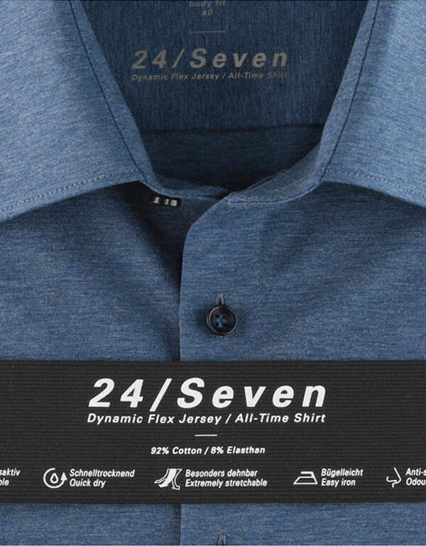 Трикотажная сорочка Olymp 24/7, body fit | купить в интернет-магазине Olymp-Men