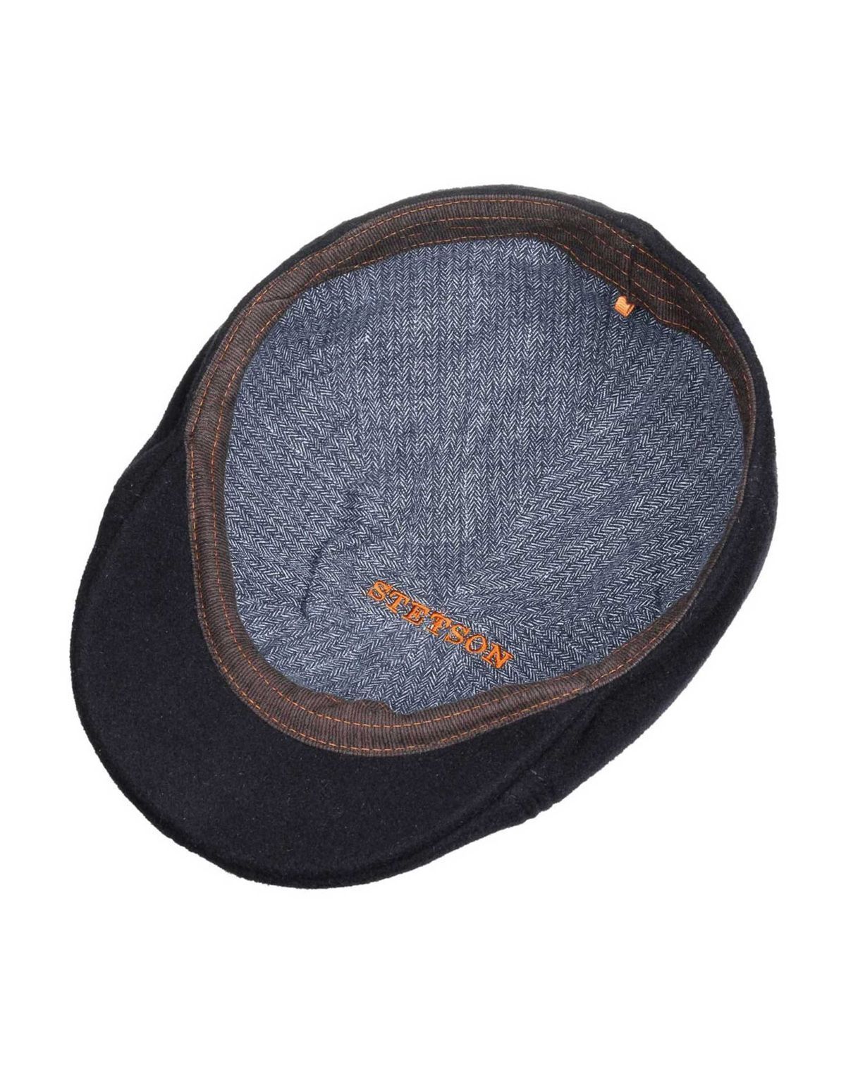Кепка мужская из синей шерсти Stetson | купить в интернет-магазине Olymp-Men