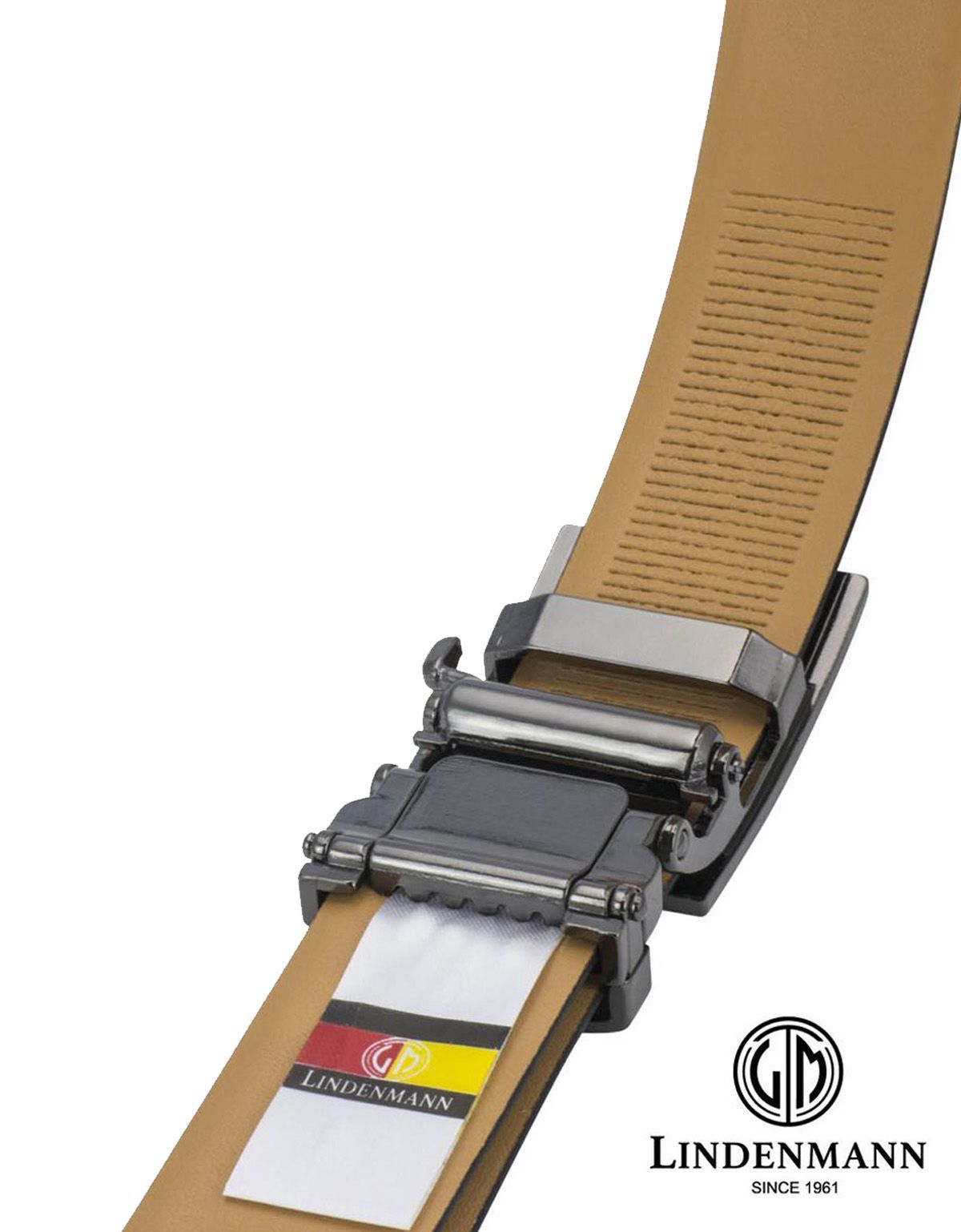 Ремень Lindenmann с автоматической пряжкой мужские | купить в интернет-магазине Olymp-Men