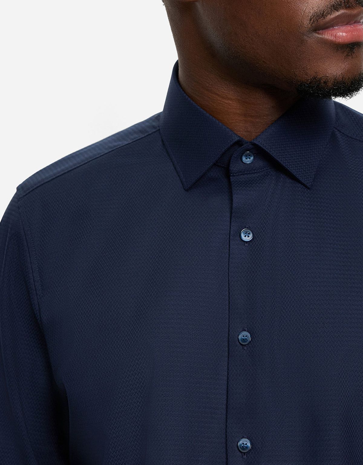 Рубашка мужская однотонная OLYMP, body fit, на высокий рост | купить в интернет-магазине Olymp-Men