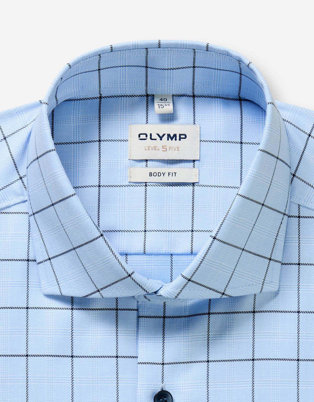 Рубашка классическая в клетку Olymp, body fit | купить в интернет-магазине Olymp-Men