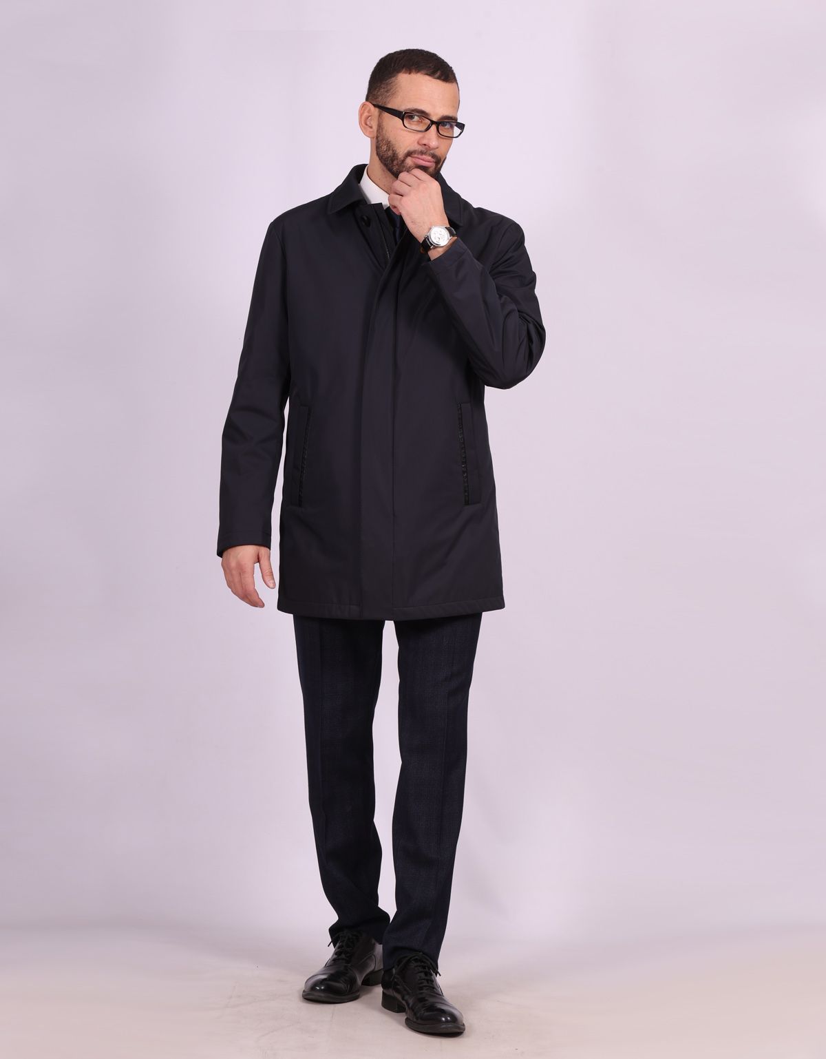 Плащ мужской Nowal утепленный | купить мужской плащ в интернет-магазине Olymp-Men