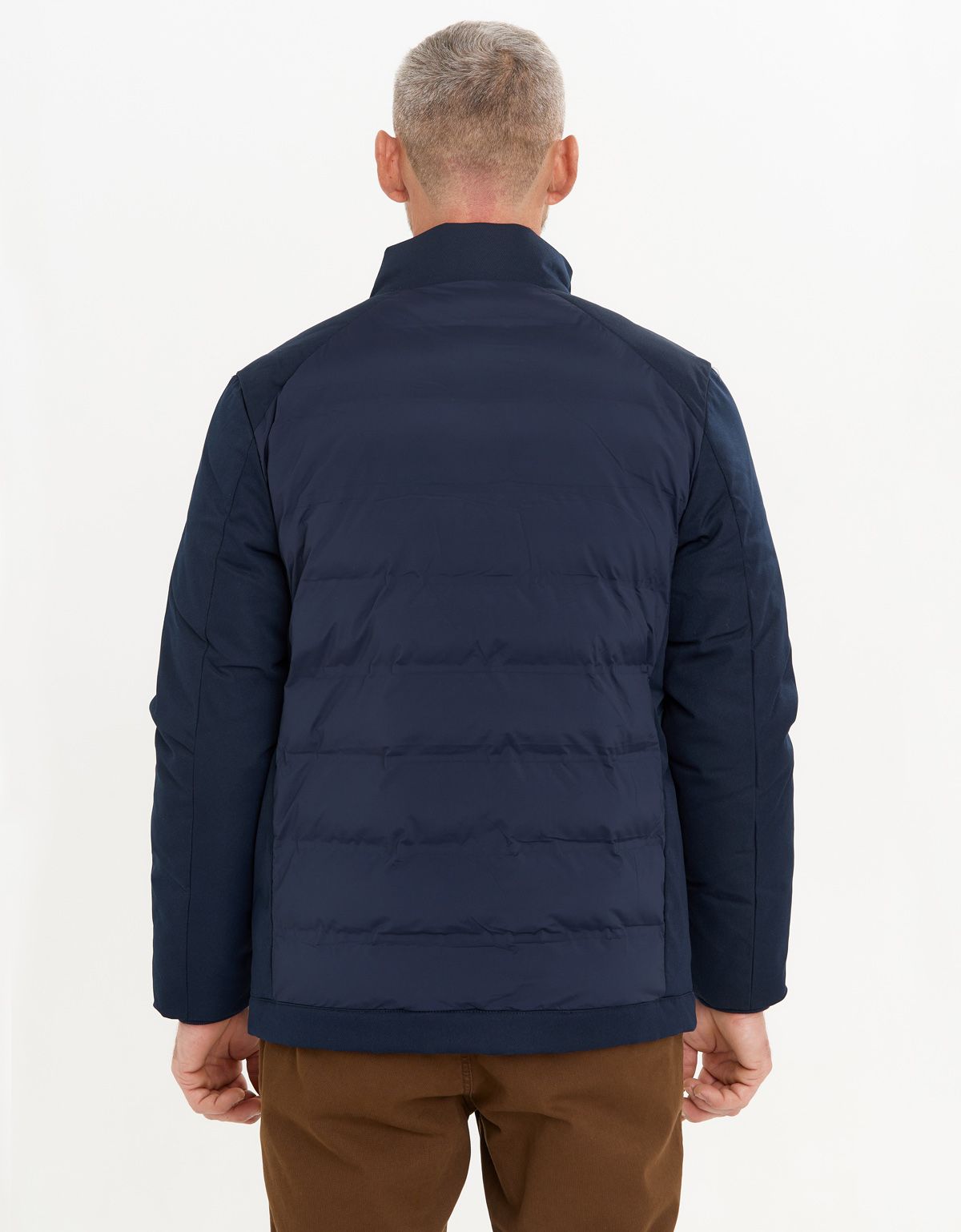 Куртка мужская синяя стеганая Fynch-Hatton | купить в интернет-магазине Olymp-Men